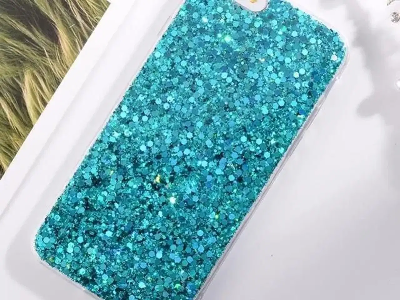 Billede 2 - Glimmer cover iPhone 5 5s SE 6 6s 7 el 8