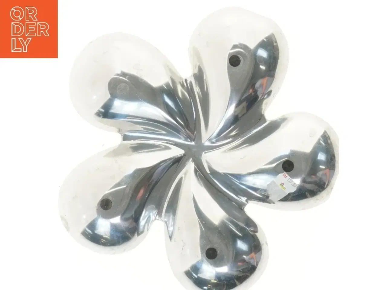Billede 3 - Metal fad med fem skåle fra Home Centre (str. Ø 40 cm)