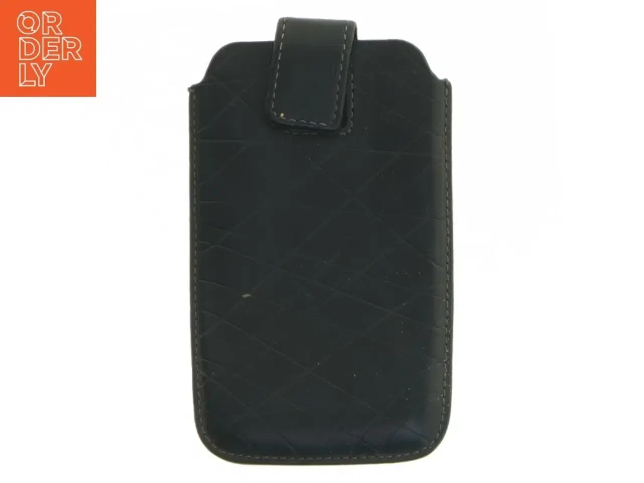 Billede 1 - Sort læder etui fra Belkin (str. 11,5 cm x 7 cm)