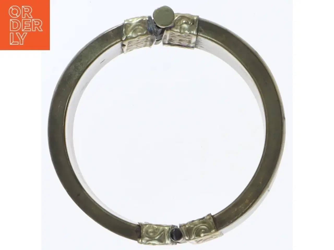 Billede 4 - Armbånd i ben og metal (str. Ø 5 komma 9 cm)