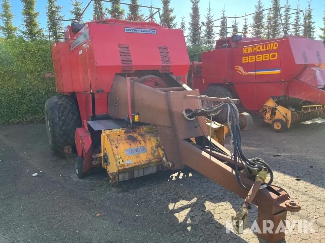 Billede 2 - Presser Massey Ferguson LB 190