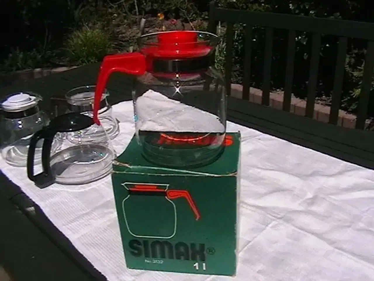 Billede 7 - 4 stk glaskander til kaffemaskiner.