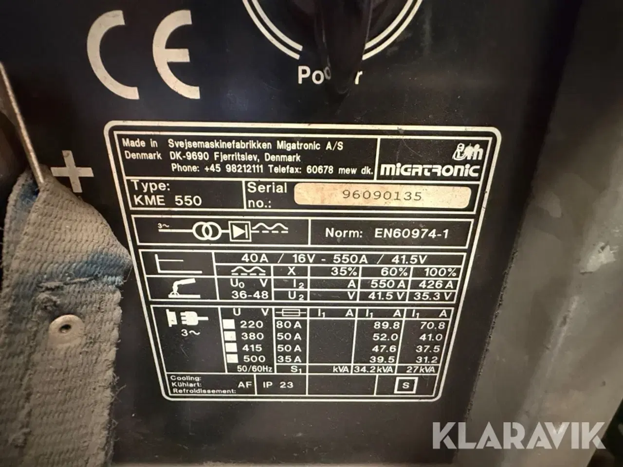 Billede 3 - Svejsemaskine Migatronic KME 550 1 styk