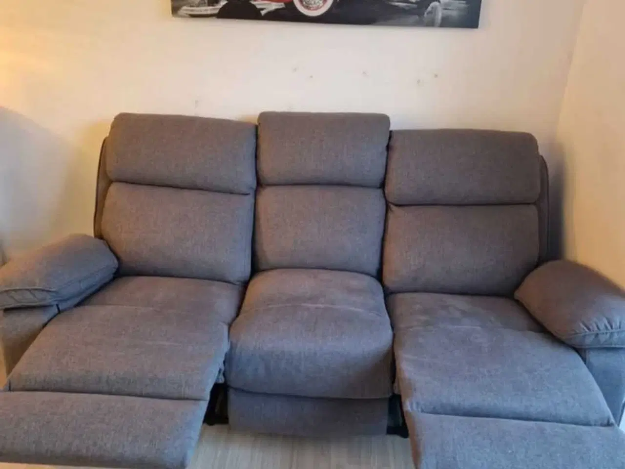 Billede 2 - 3 pers. Recliner sofa 