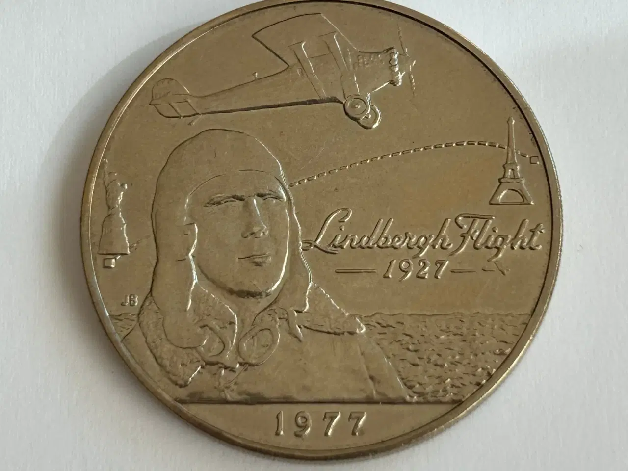 Billede 1 - 1 Tala Samoa Lindbergh Flight 1977