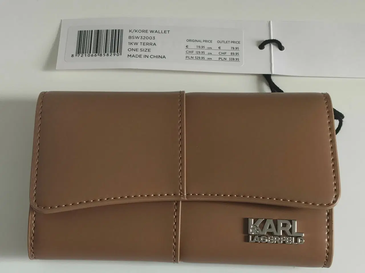 Billede 2 - KARL LAGERFELD TEGNEBOG I TERRA BRUN NY/UBRUGT