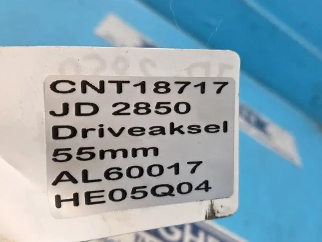 Billede 6 - John Deere 2850 Drivaksel AL60017