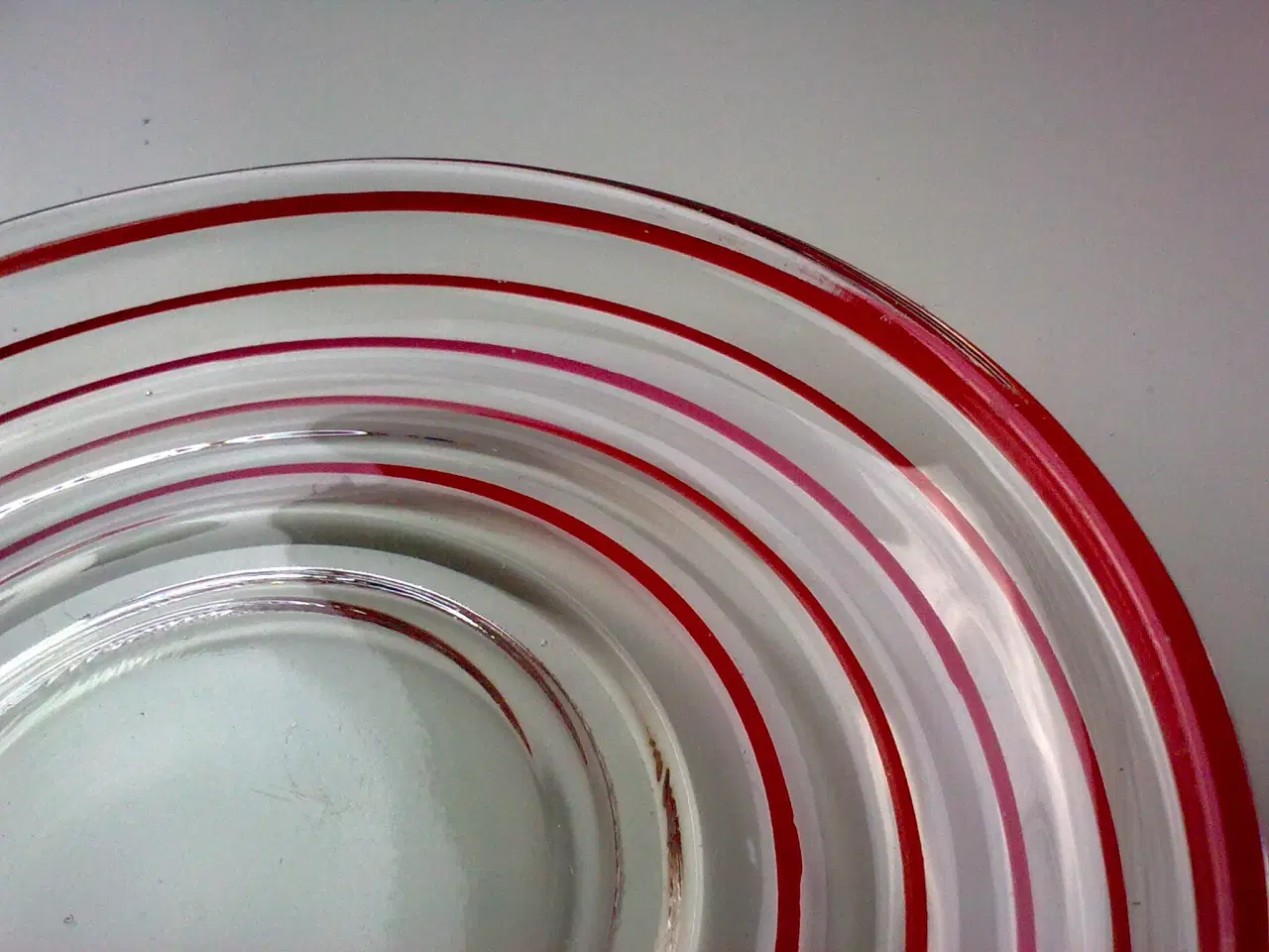 Billede 3 - Broksø DANMARK rød grå glas asiet & skåle