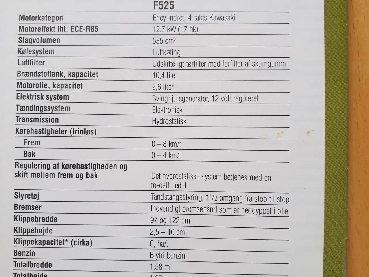Billede 9 - John Deere F525 frontklipper