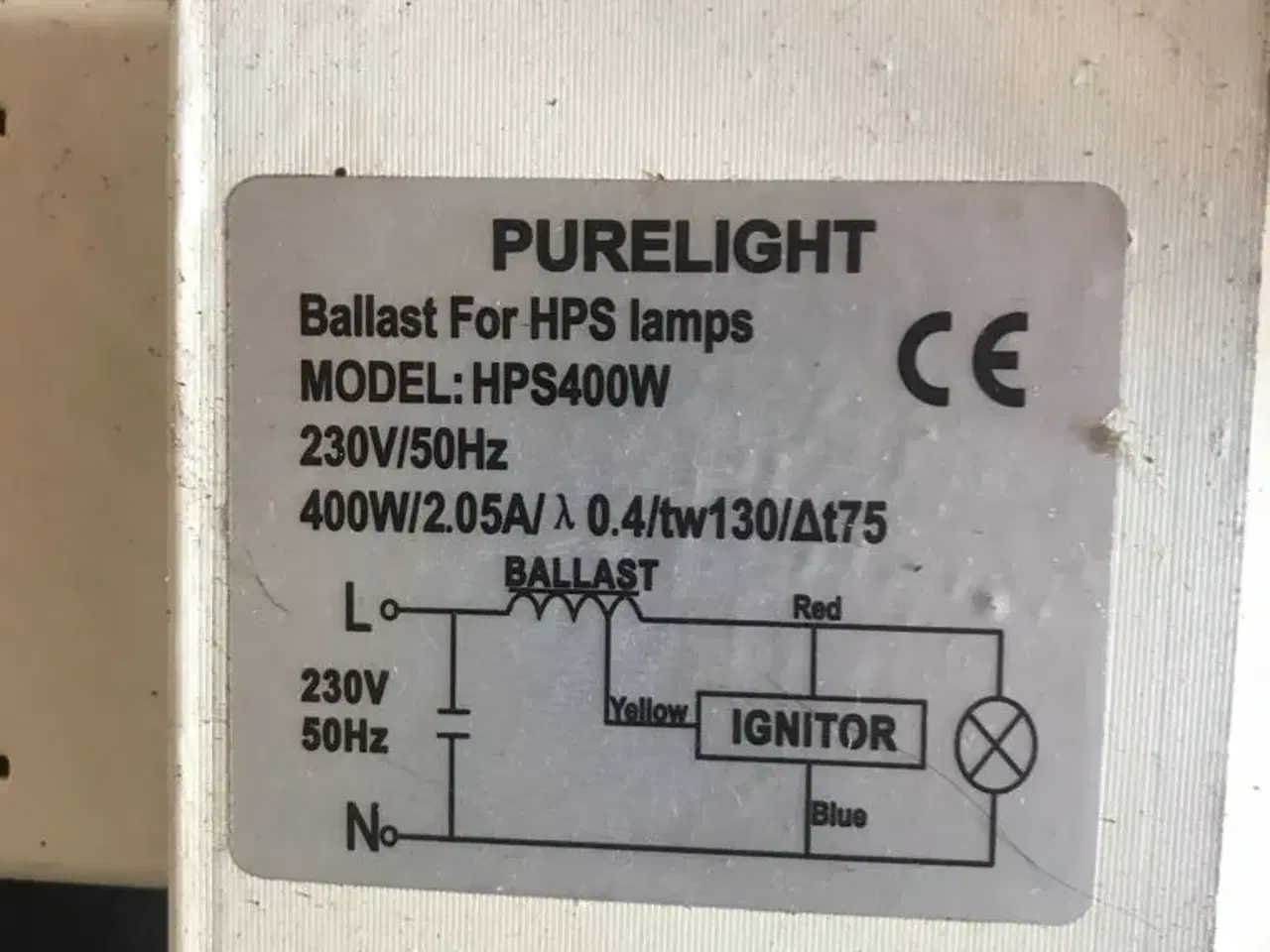 Billede 4 - Hps 400w lampe