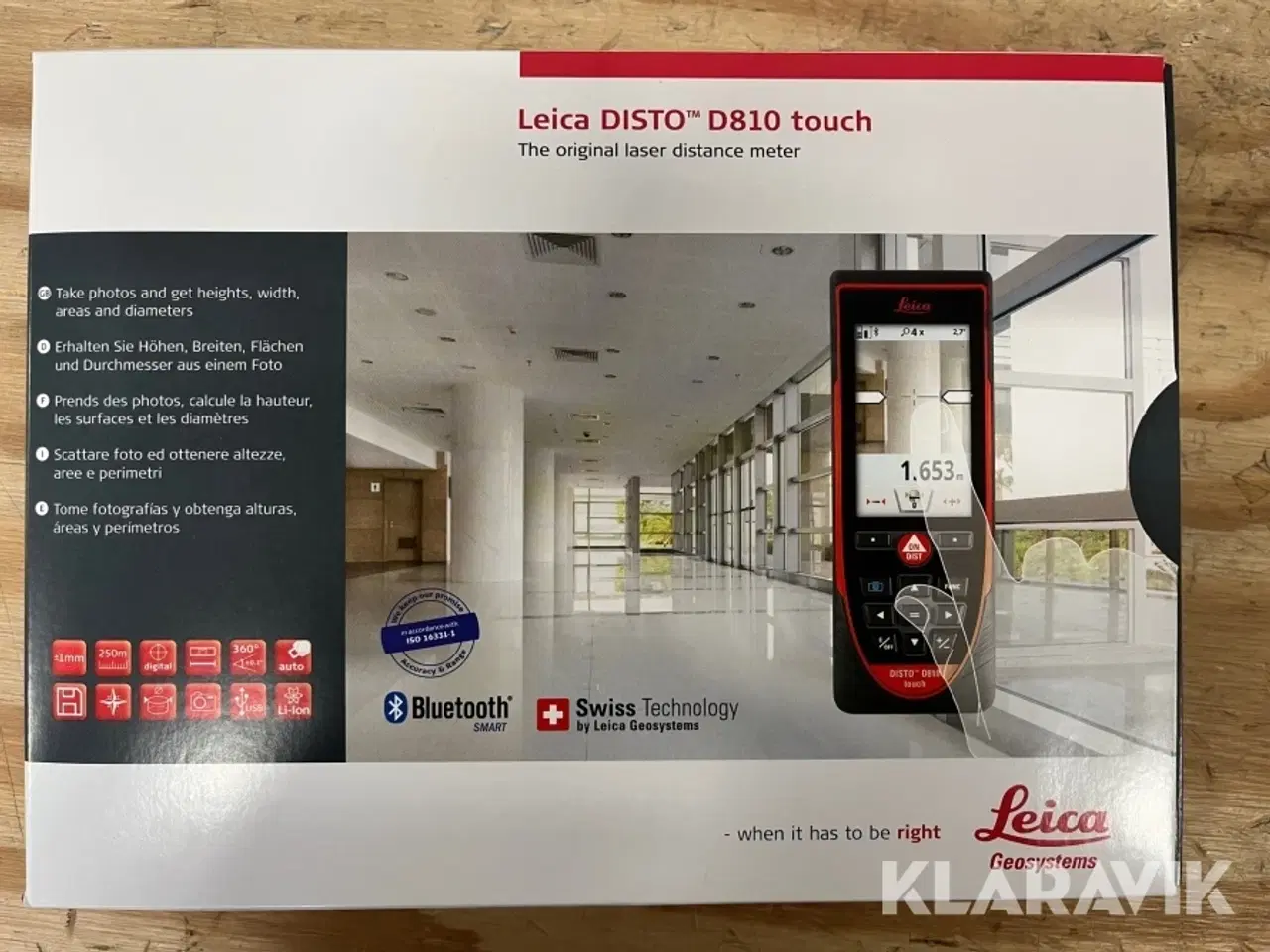 Billede 1 - Laser afstandsmåler Leica Disto D810 Touch