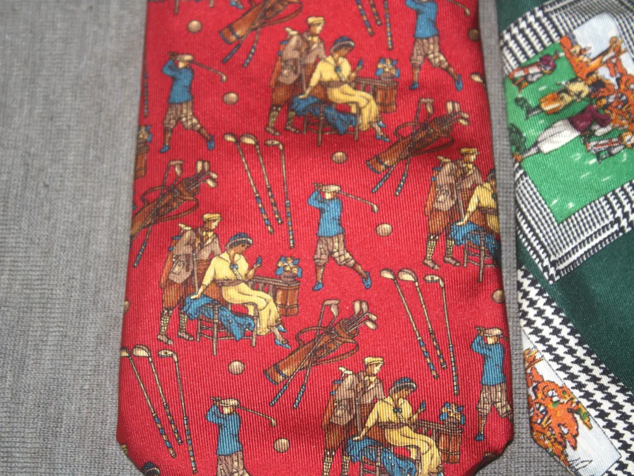 Billede 2 - Vintage Hugo Boss golf silke slips 