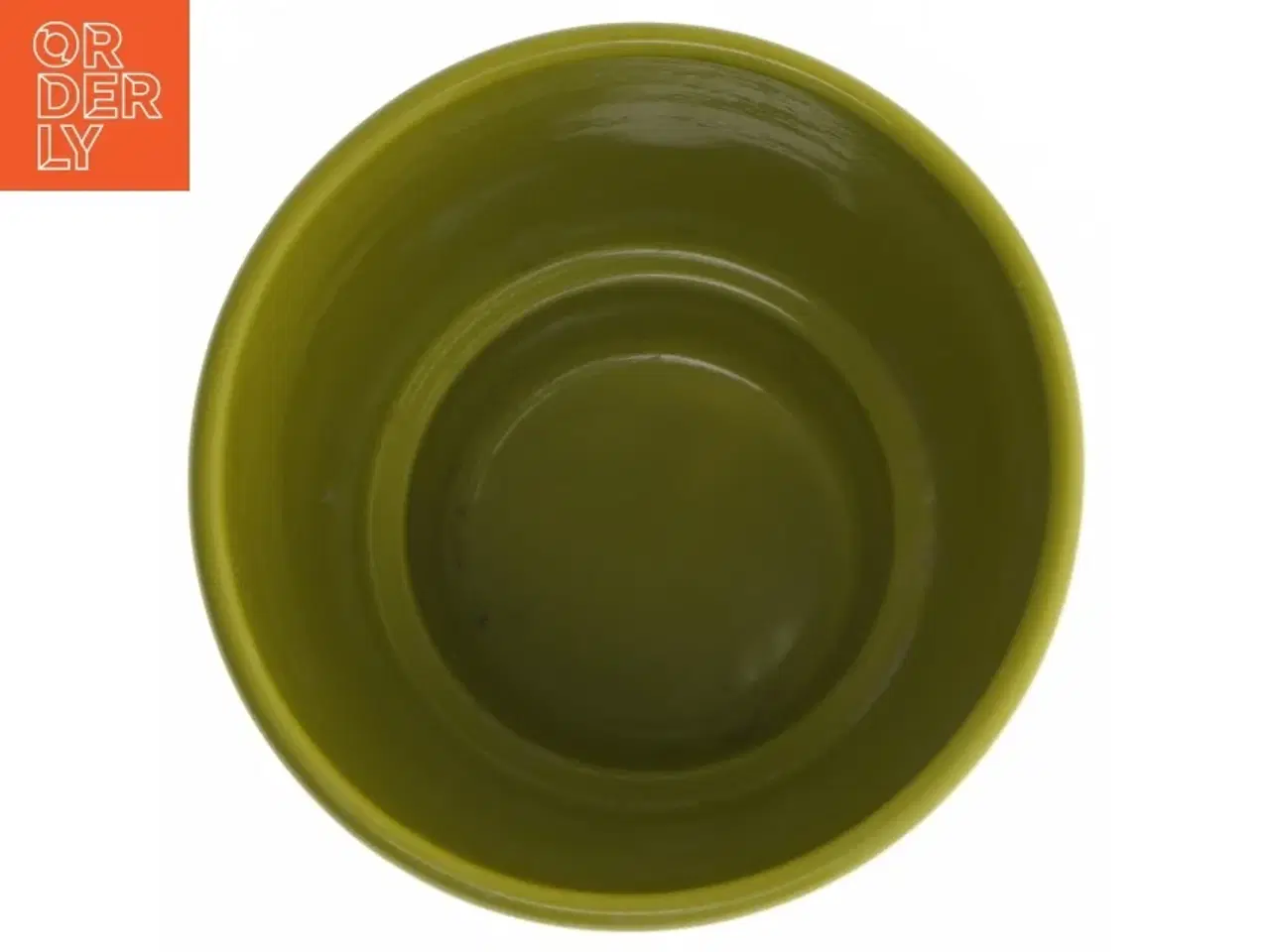 Billede 2 - Grøn vase (str. Ø. 13,5 cm. længde. 17 cm)