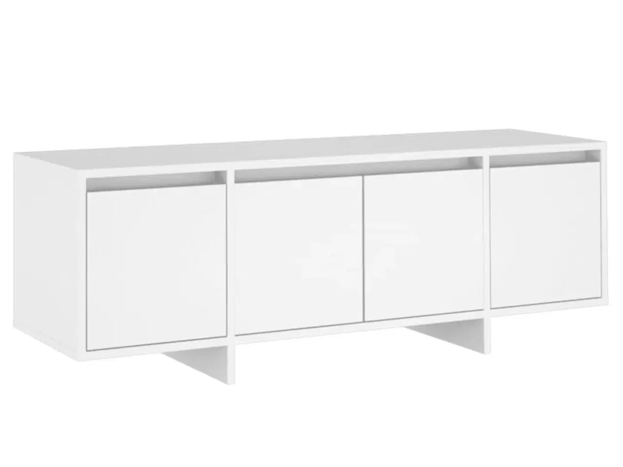 Billede 2 - Tv-bord 120x30x40,5 cm spånplade hvid