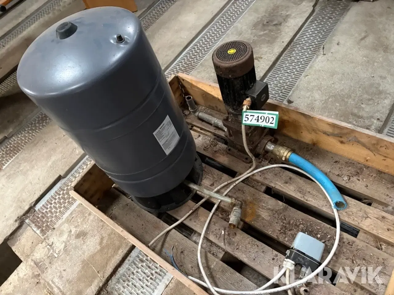 Billede 2 - Vandpumpe og hydrofor Grundfos GT-H-80V