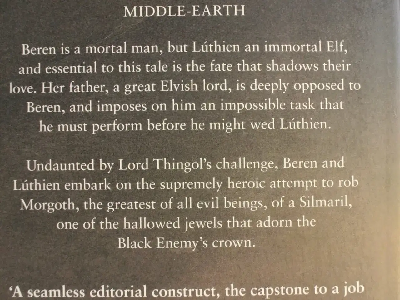 Billede 2 - beren and luthien, by j. r. r. tolkien. ill. by al