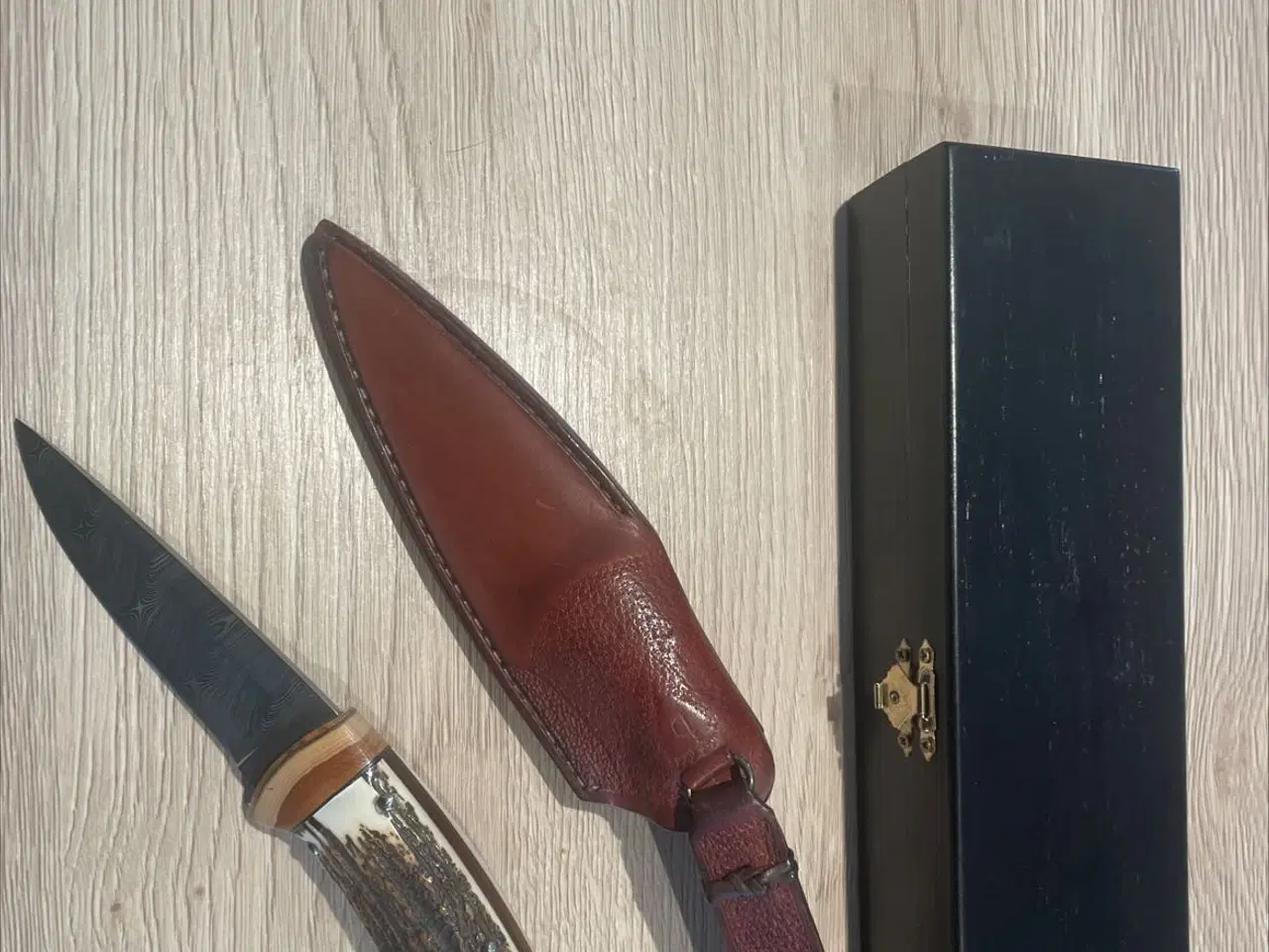 Billede 1 - Håndlavet jagt kniv af Ib Dyhr