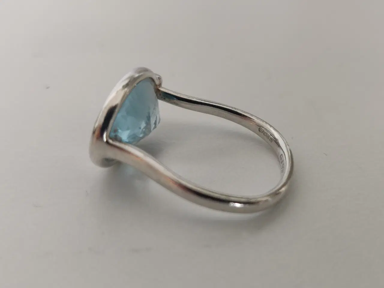 Billede 6 - Georg Jensen Savannah ring sterling Sølv blå topas