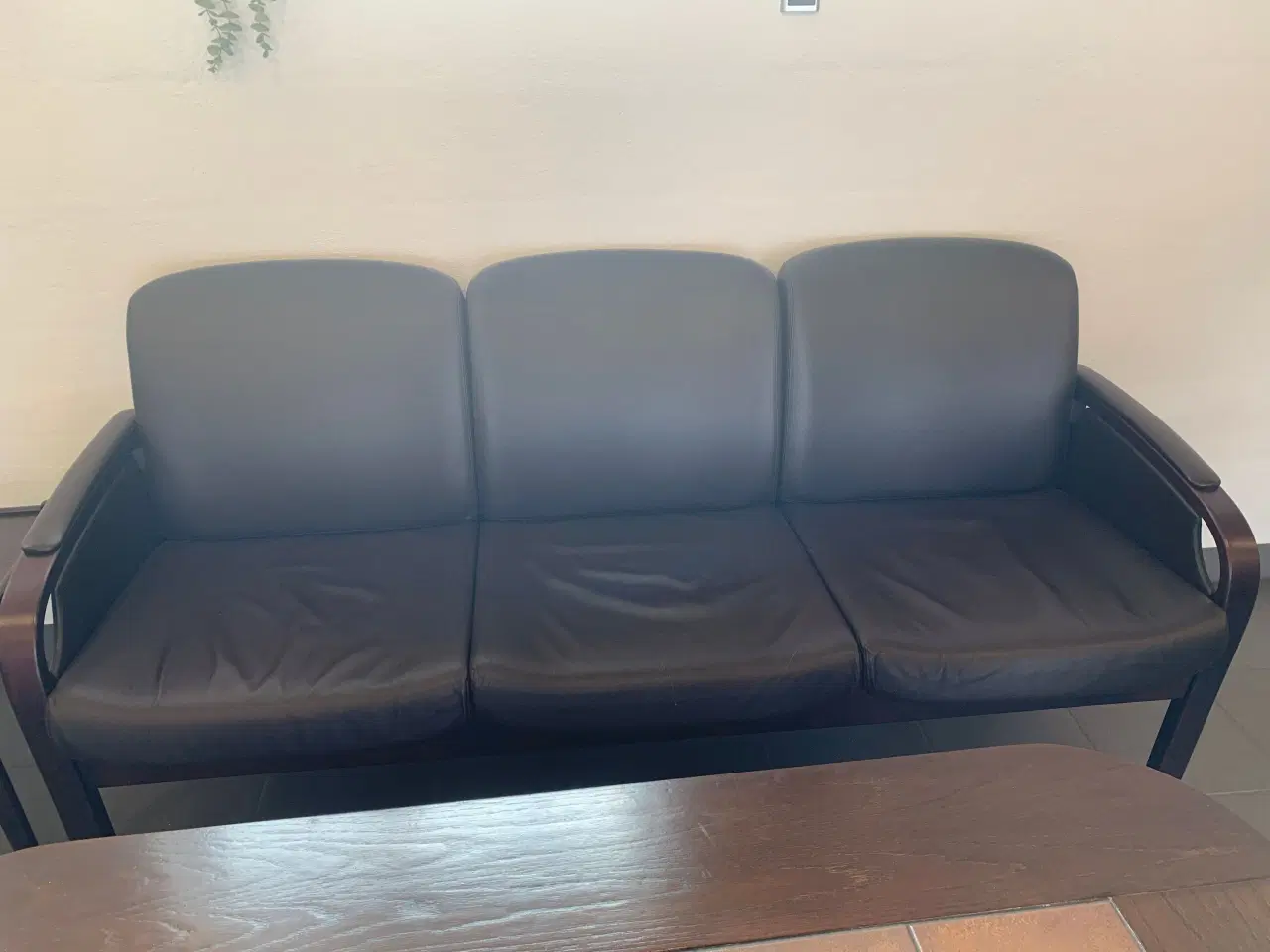 Billede 2 - Sofagruppe m. sofabord og lille hjørnebord