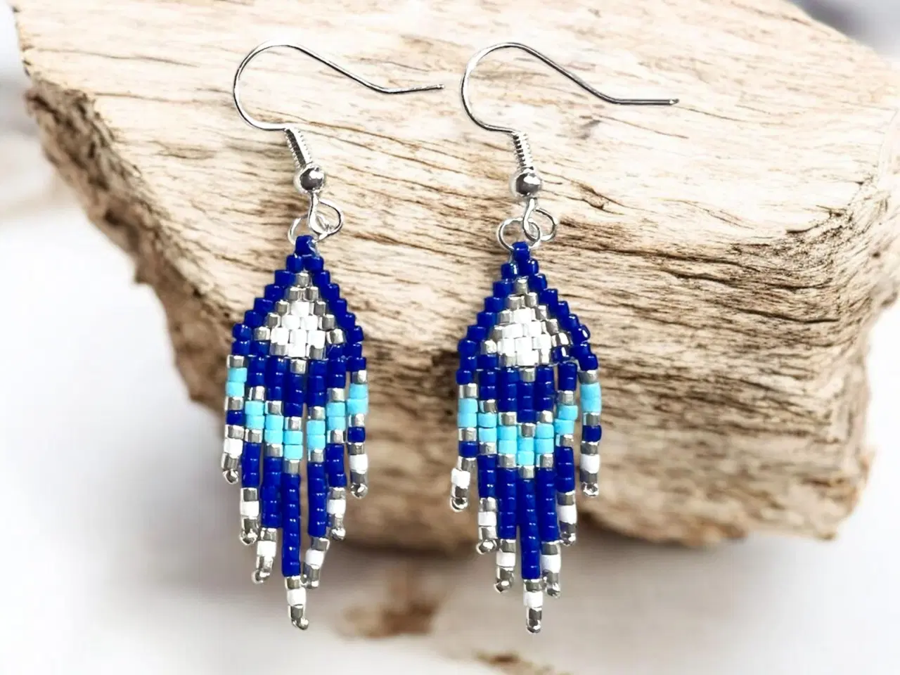 Billede 1 - Grønlandske perle øreringe