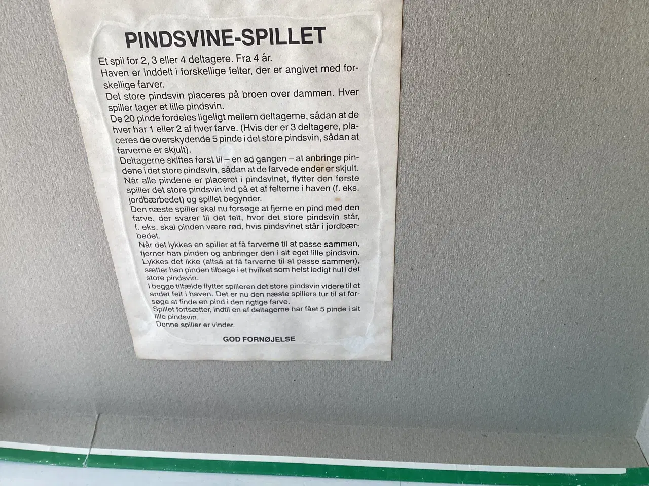 Billede 5 - Pindsvine spillet
