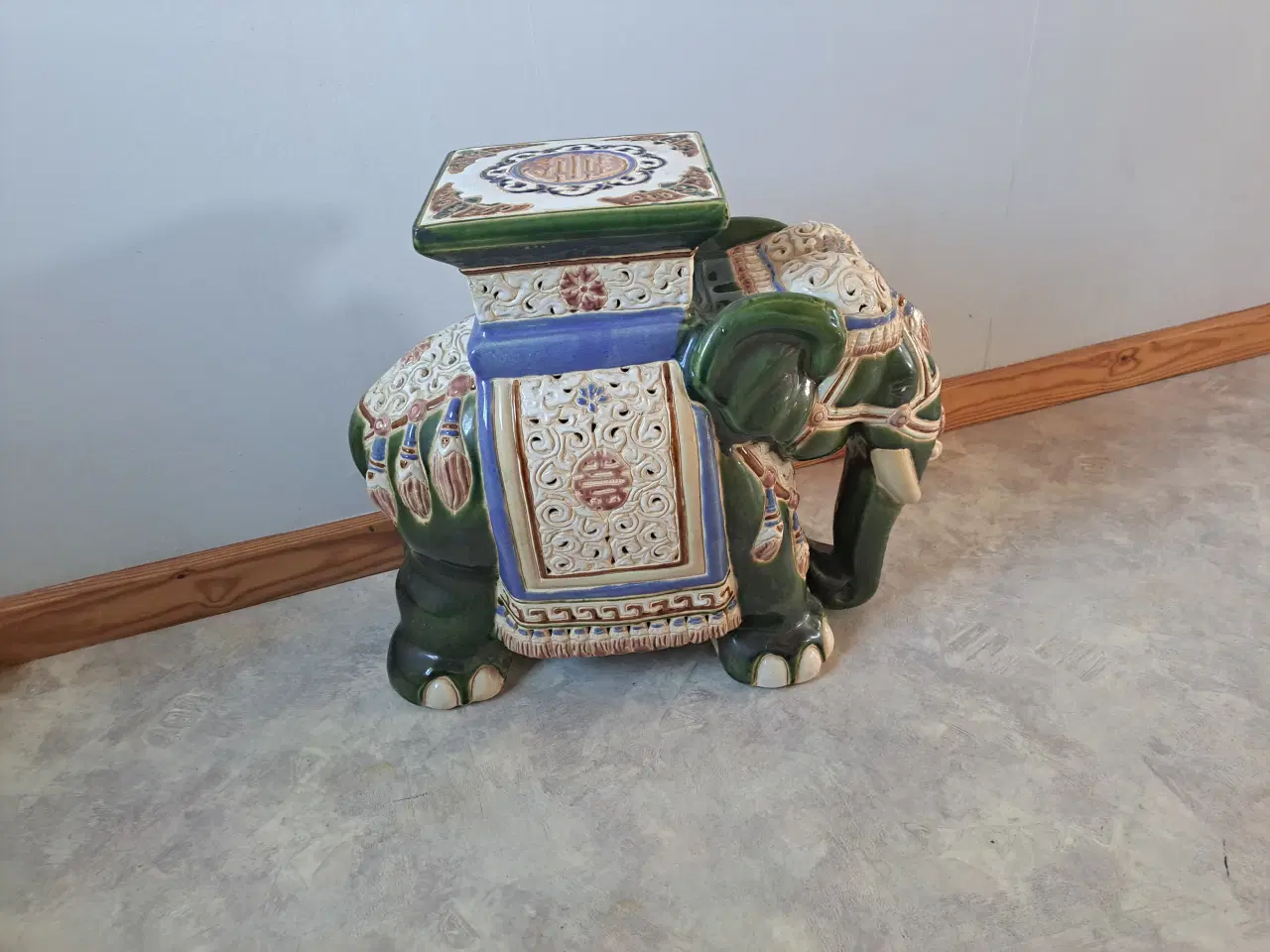 Billede 1 - keramik elefant