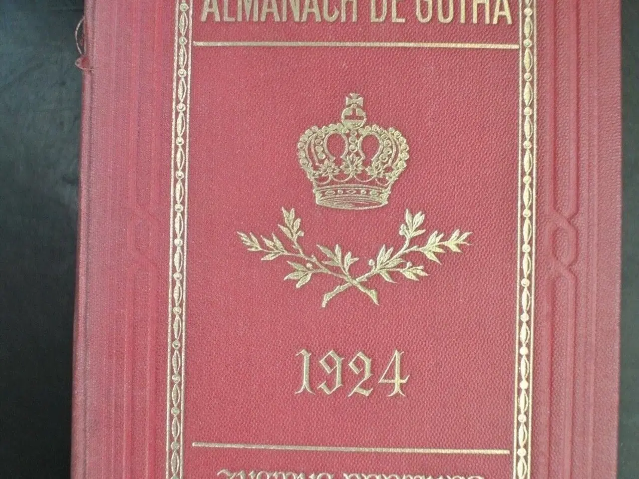 Billede 1 - almanach de gotha 1924 - genealogique, diplomatiqu