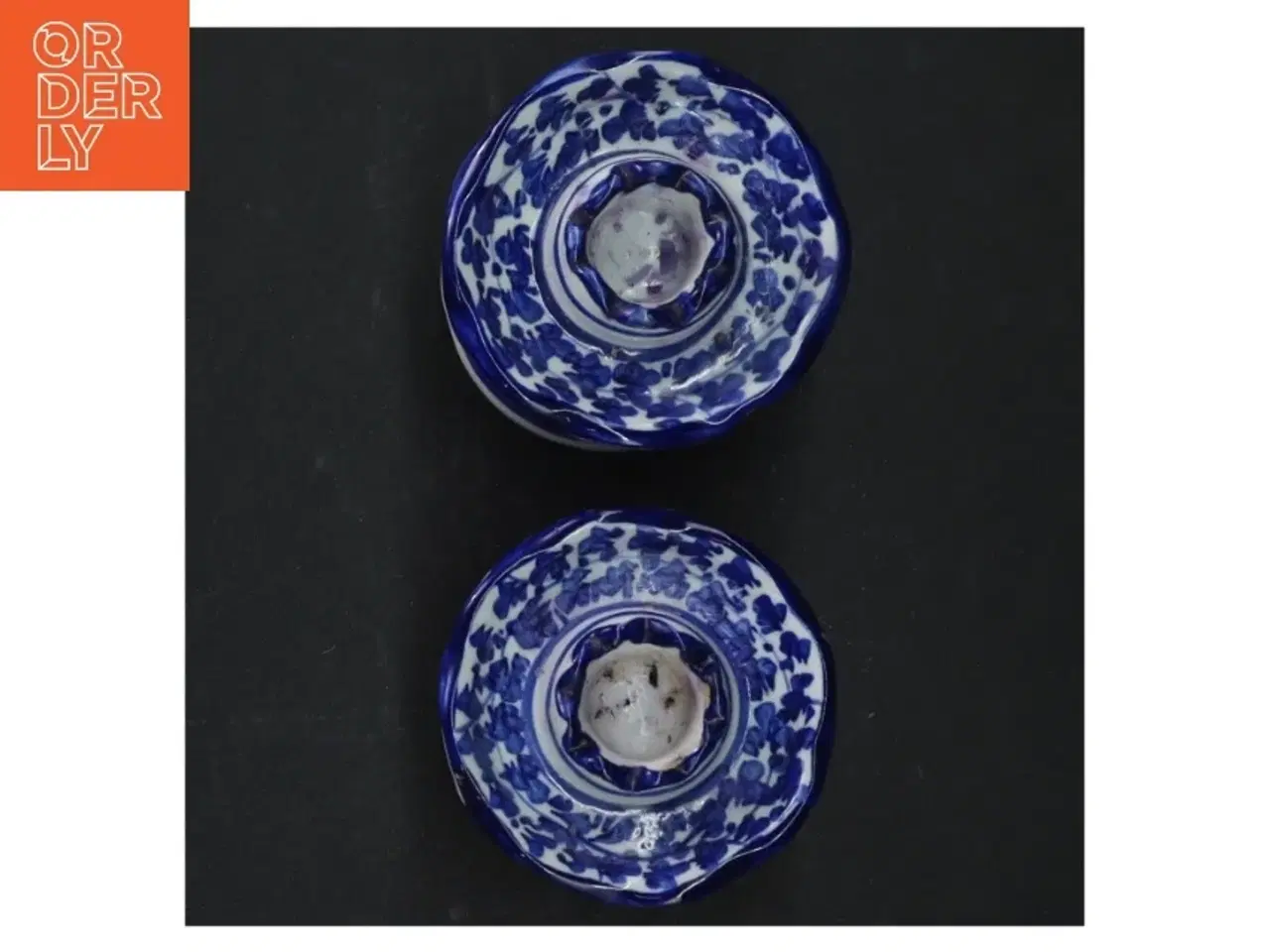 Billede 3 - Porcelænslysestager (str. H 6 cm)