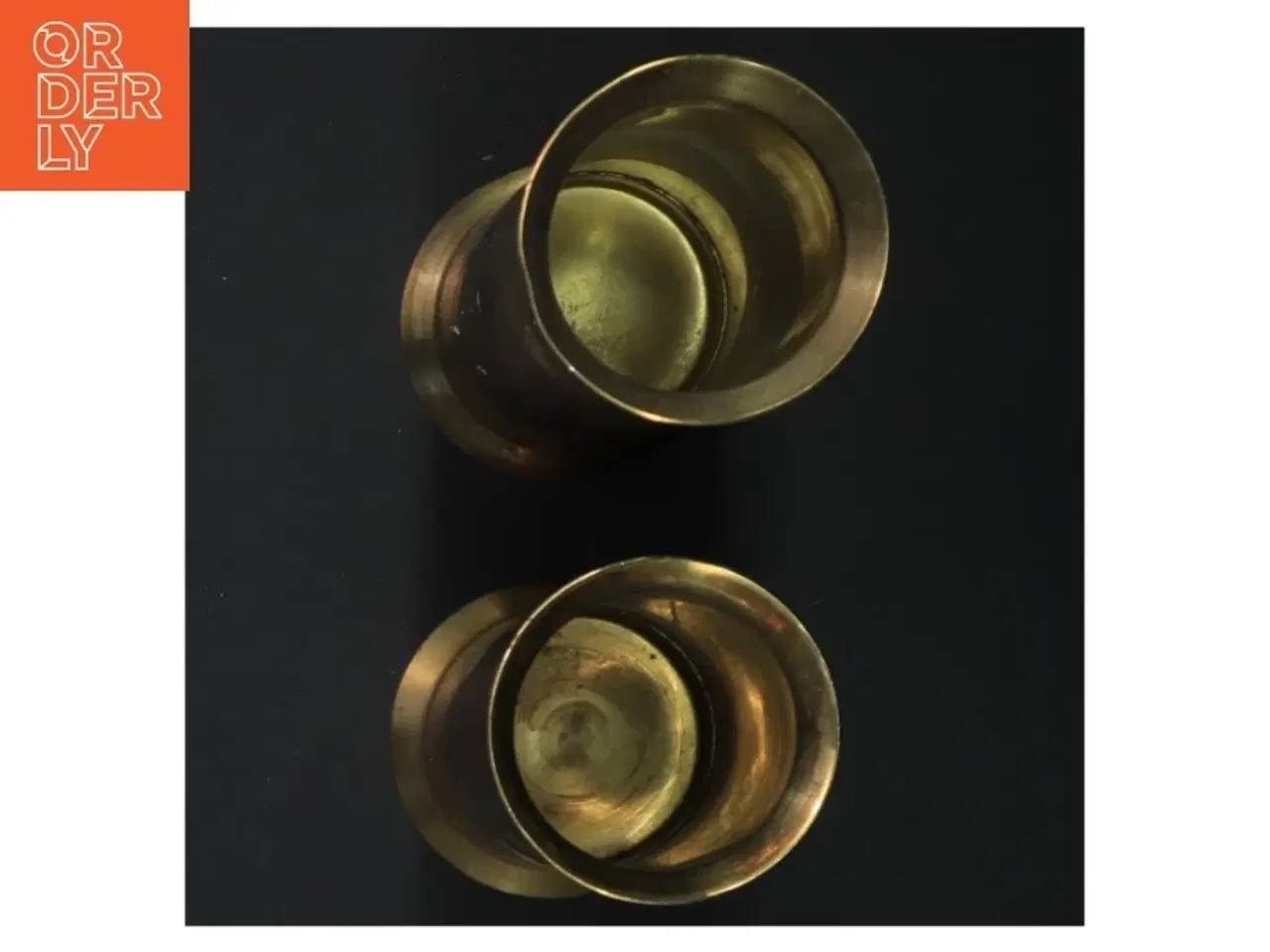 Billede 2 - Messing lysestager (str. 10 cm. og 13 cm)