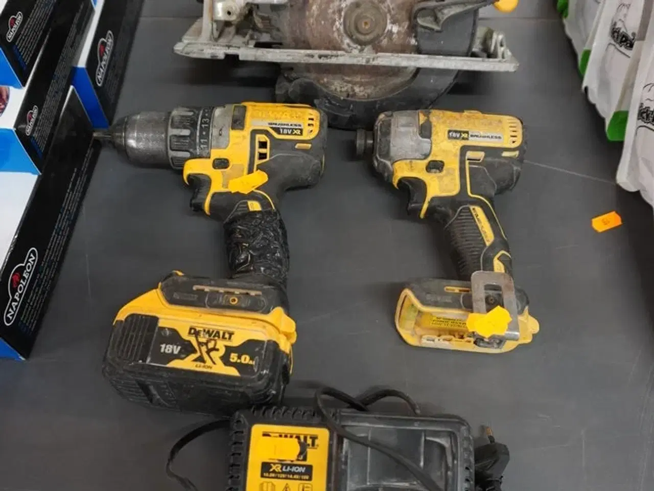 Billede 1 - 3 stk. Akku-værktøj DEWALT