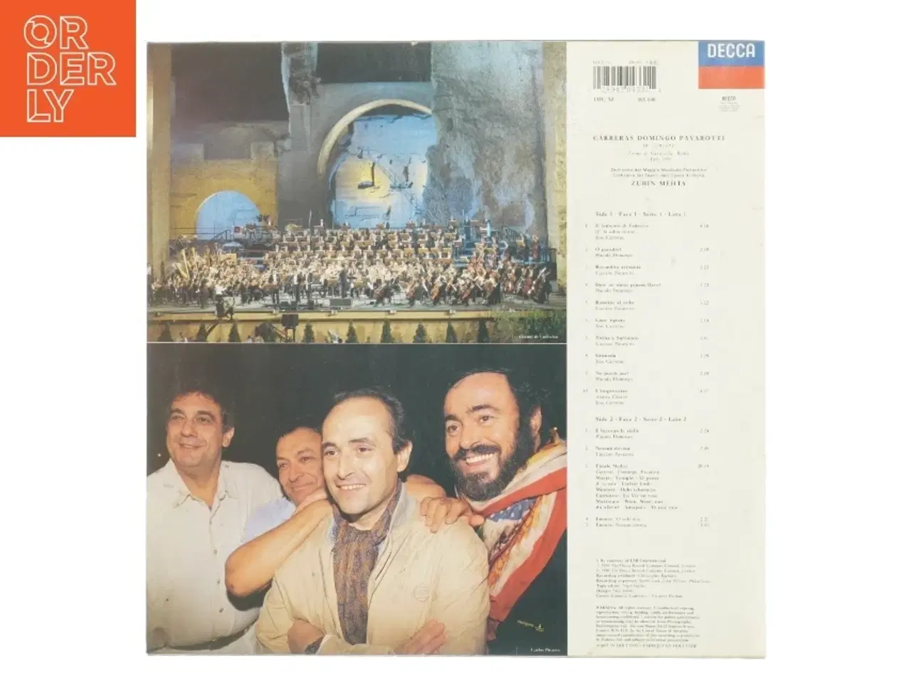 Billede 2 - De tre tenorer i concert - Mehta (LP)