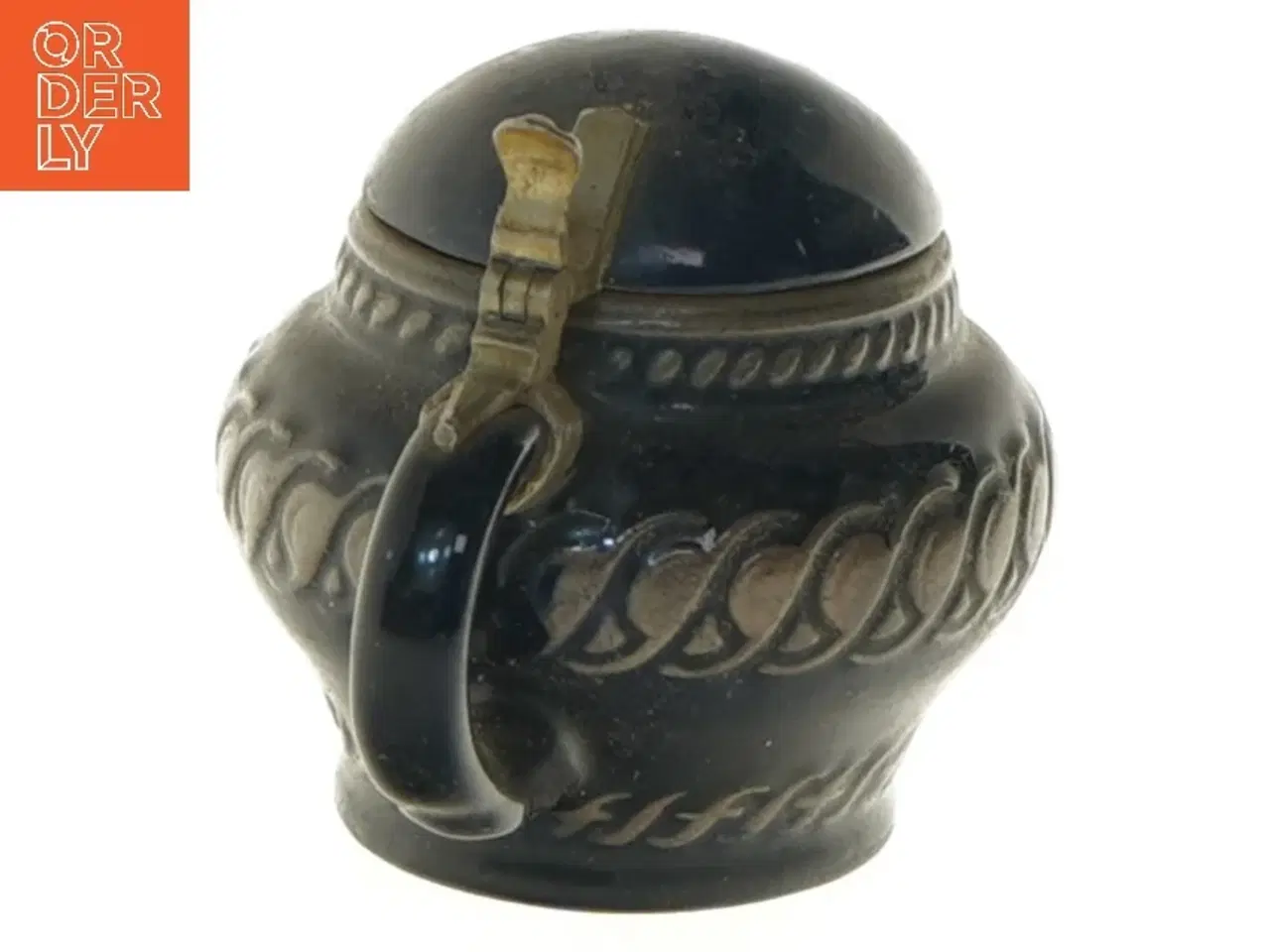 Billede 5 - Keramisk krukke med låg (str. 8 cm)