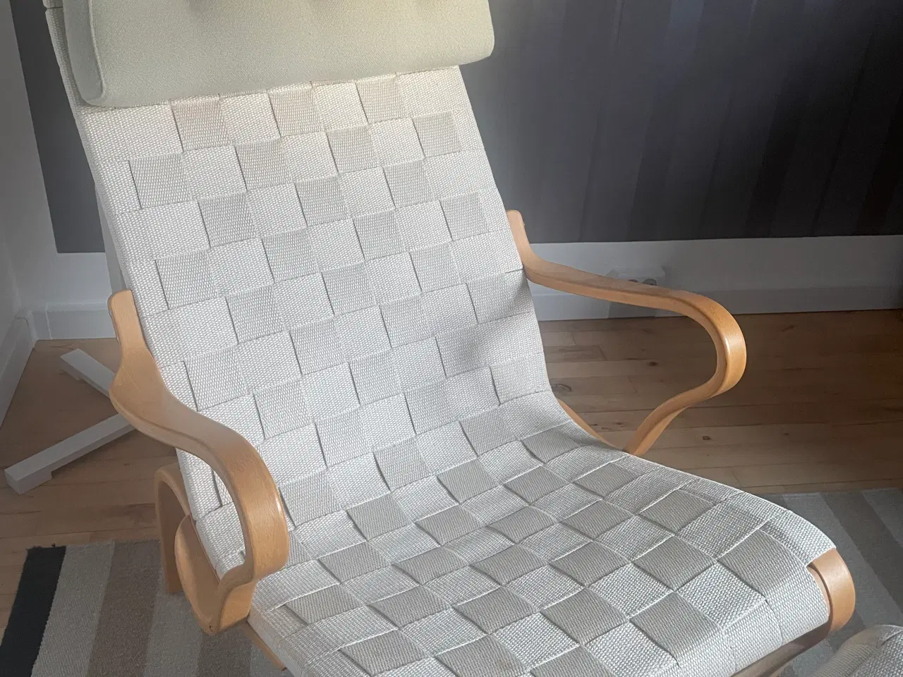 Billede 1 - Bruno Mathsson Pernilla hvilestol med fodskammel