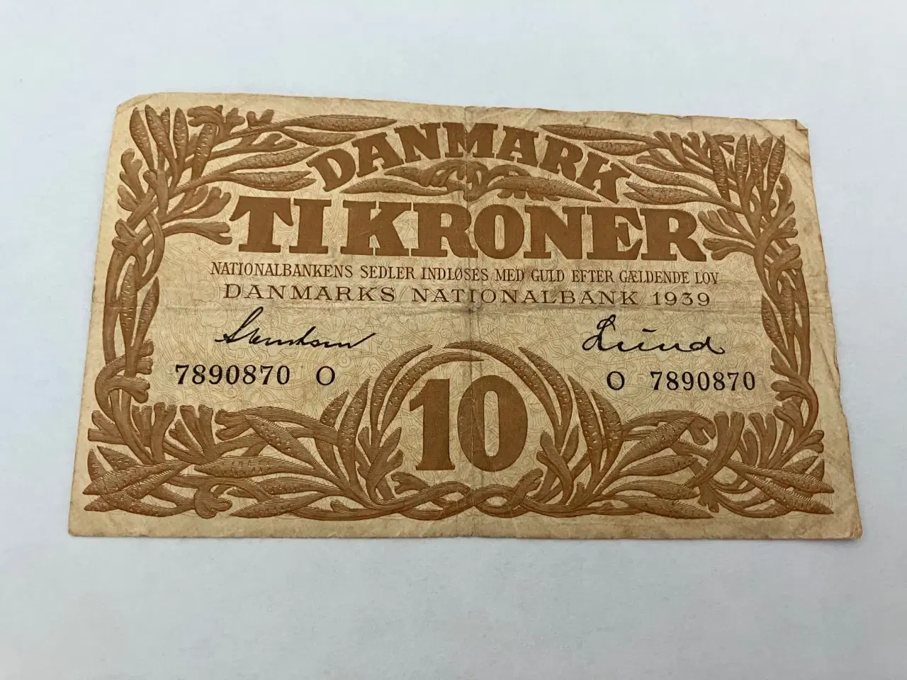 Billede 1 - 10 Kroner 1939 O