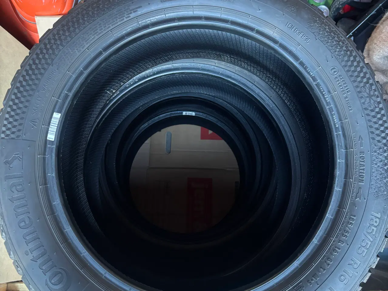 Billede 3 - 185/55 R16 premium vinterdæk - Continental WinterC
