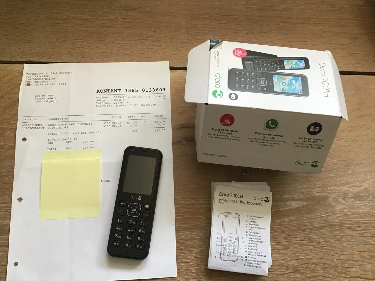 Billede 2 - Doro mobiltelefon som ny , 1 år gammel
