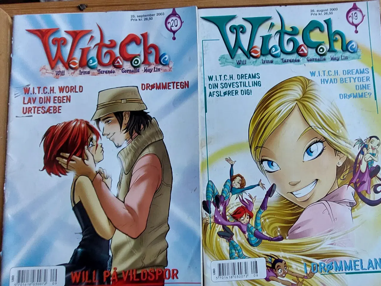 Billede 1 - Lot 14 stk. Witch tegneserier