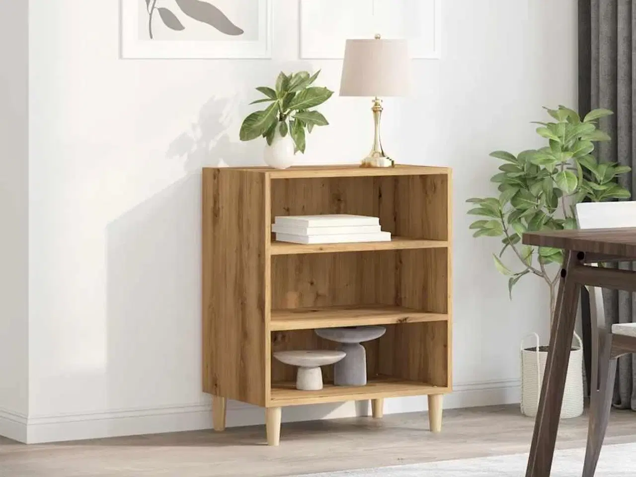 Billede 3 - Skænk 57x35x75 cm konstrueret træ kunsteg