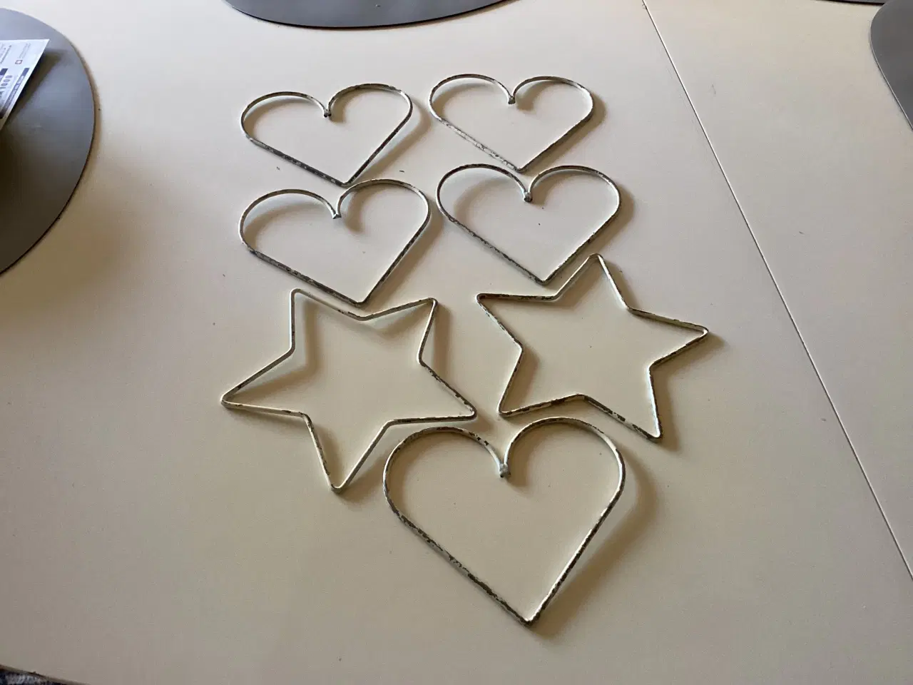 Billede 1 - Metal hjerter og Metal stjerne