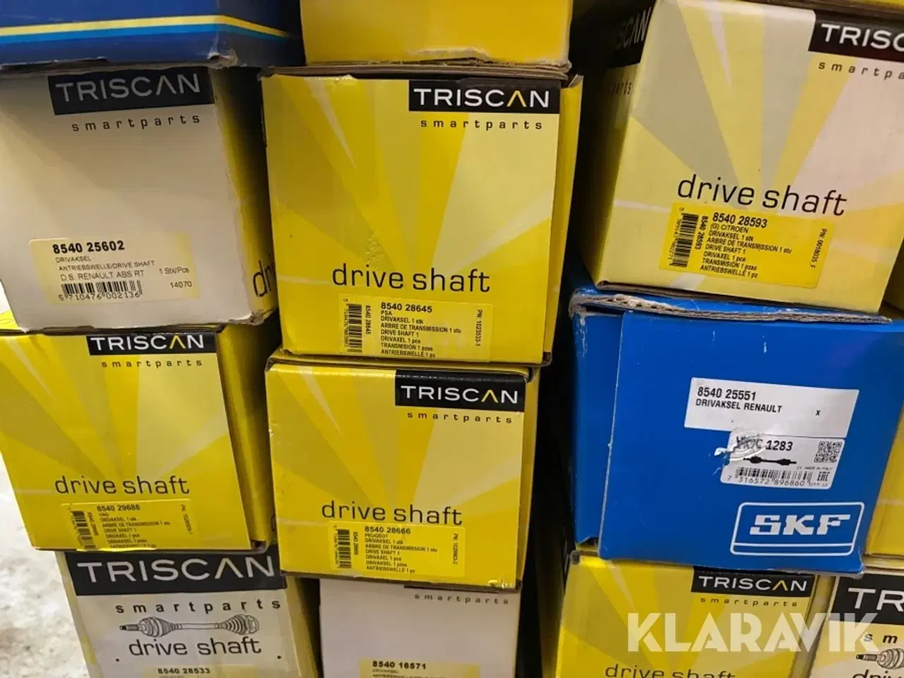 Billede 7 - Assoteret trækaksler Triscan - cirka 50 styks