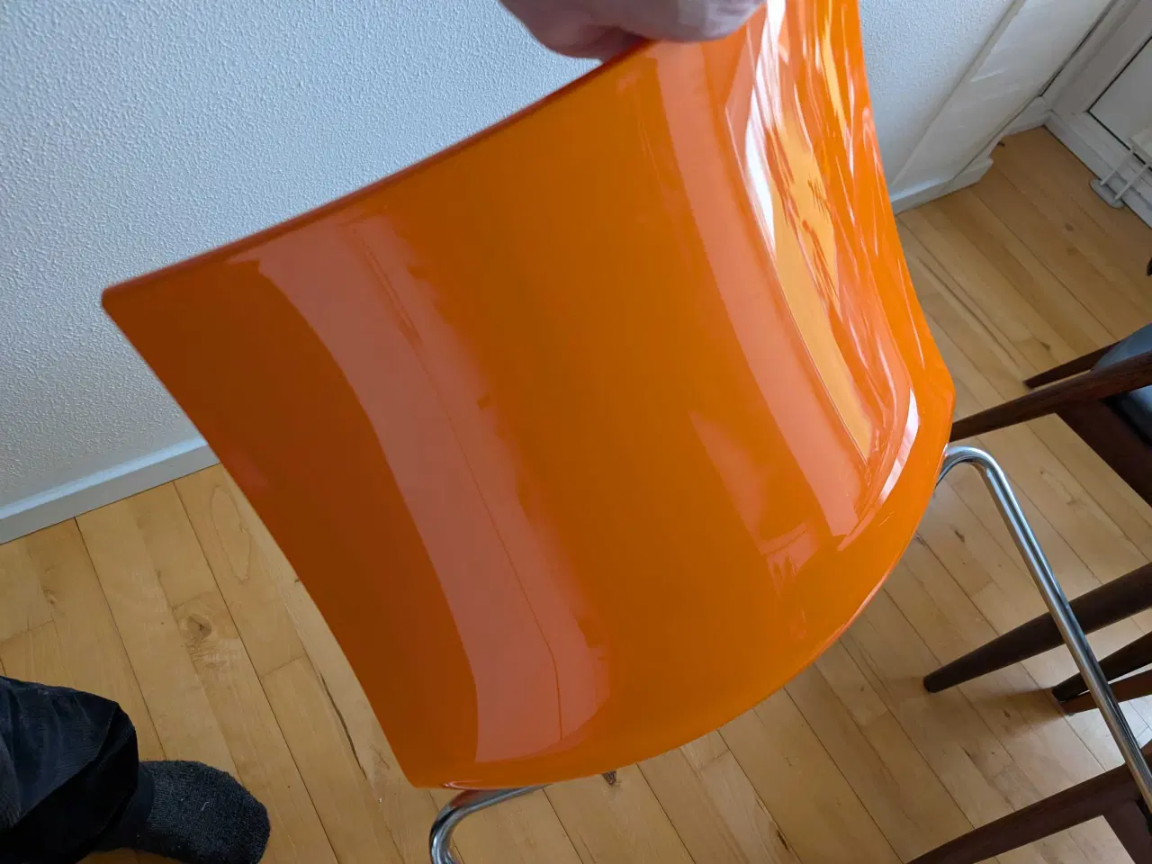 Billede 3 - 3D PEDRALI stol orange og hvid