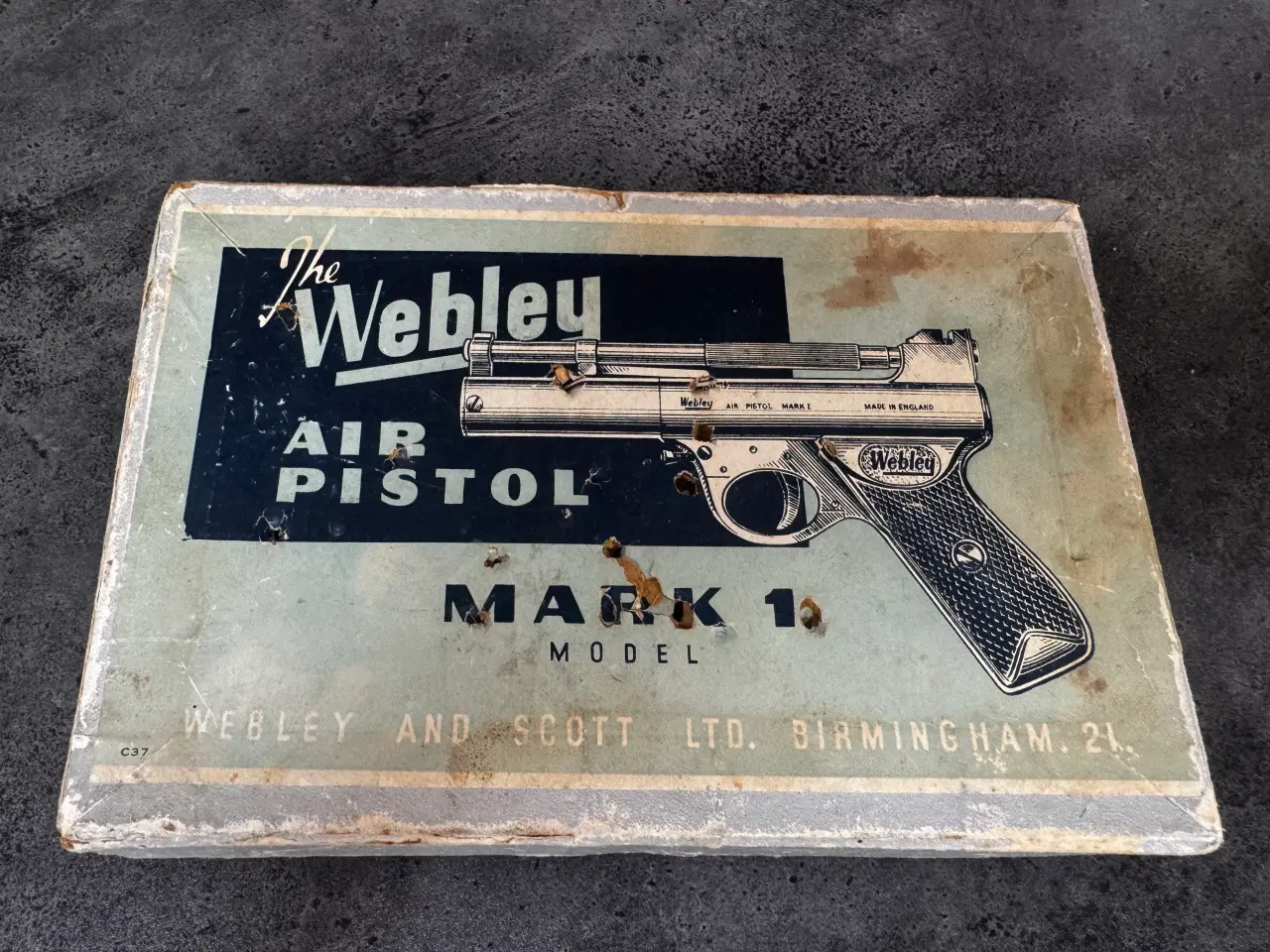 Billede 1 - Webley and Scott mark 1 luftpistol