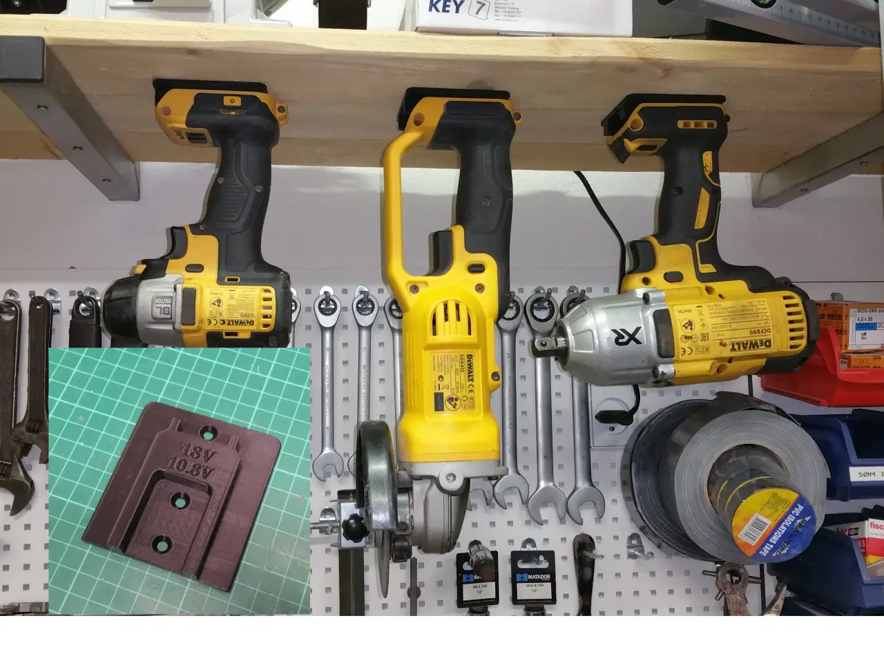 Billede 1 - Værktøjsholder Dewalt 18v/12v/10.8v - 3d print