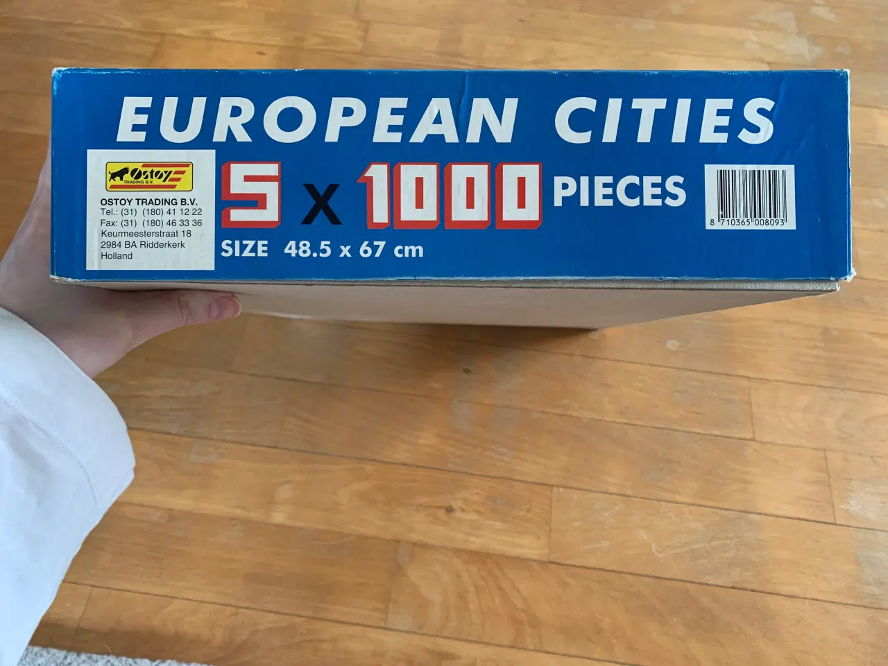 Billede 3 - Vintage puslespils-box Europa