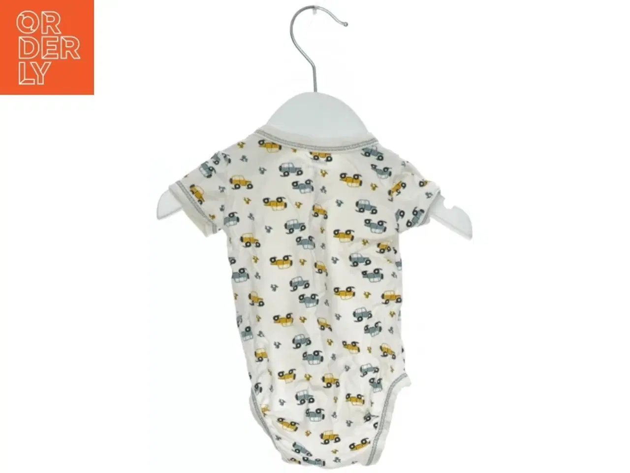 Billede 2 - Kortærmet bodystocking med biltryk fra BeKids (str. 50)