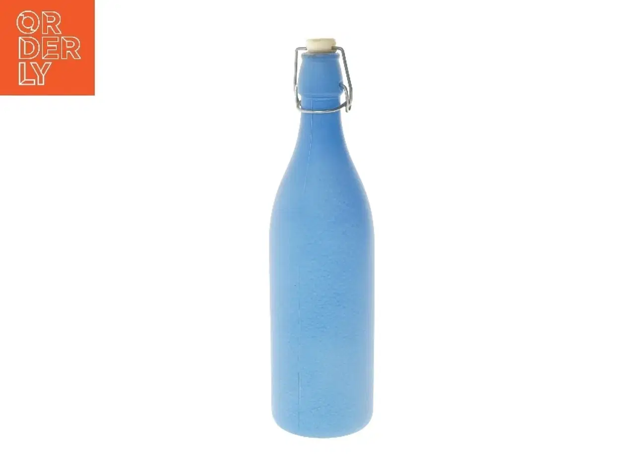 Billede 3 - Blå flaske med prop (str. 32 cm)