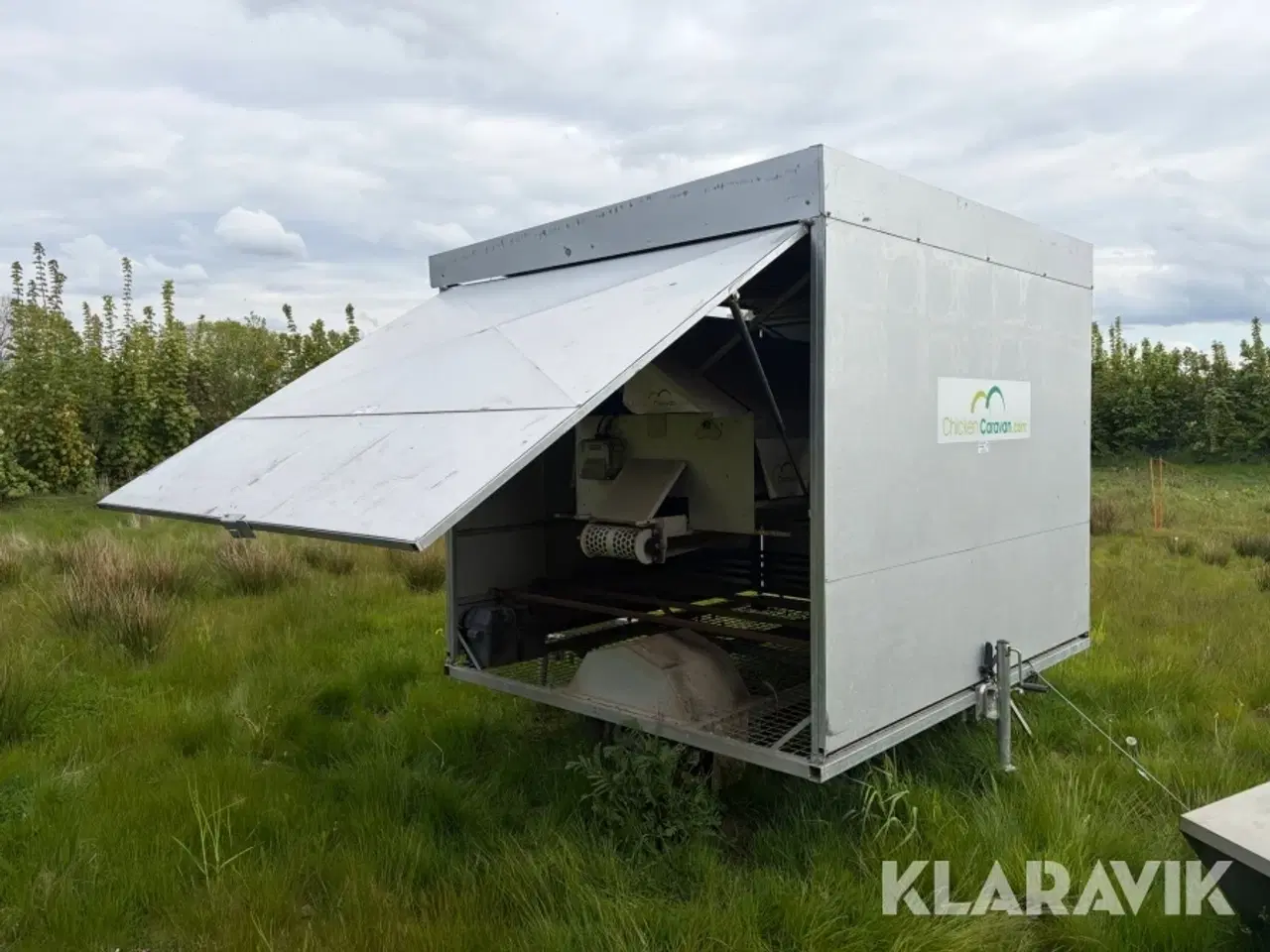 Billede 1 - Mobilt hønsehus Chicken Caravan ChickenMaster - med solceller