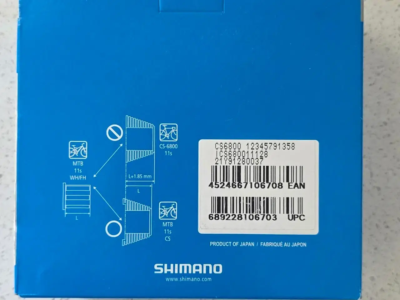 Billede 2 - Shimano ultegra 11 speed kassette cs 6800