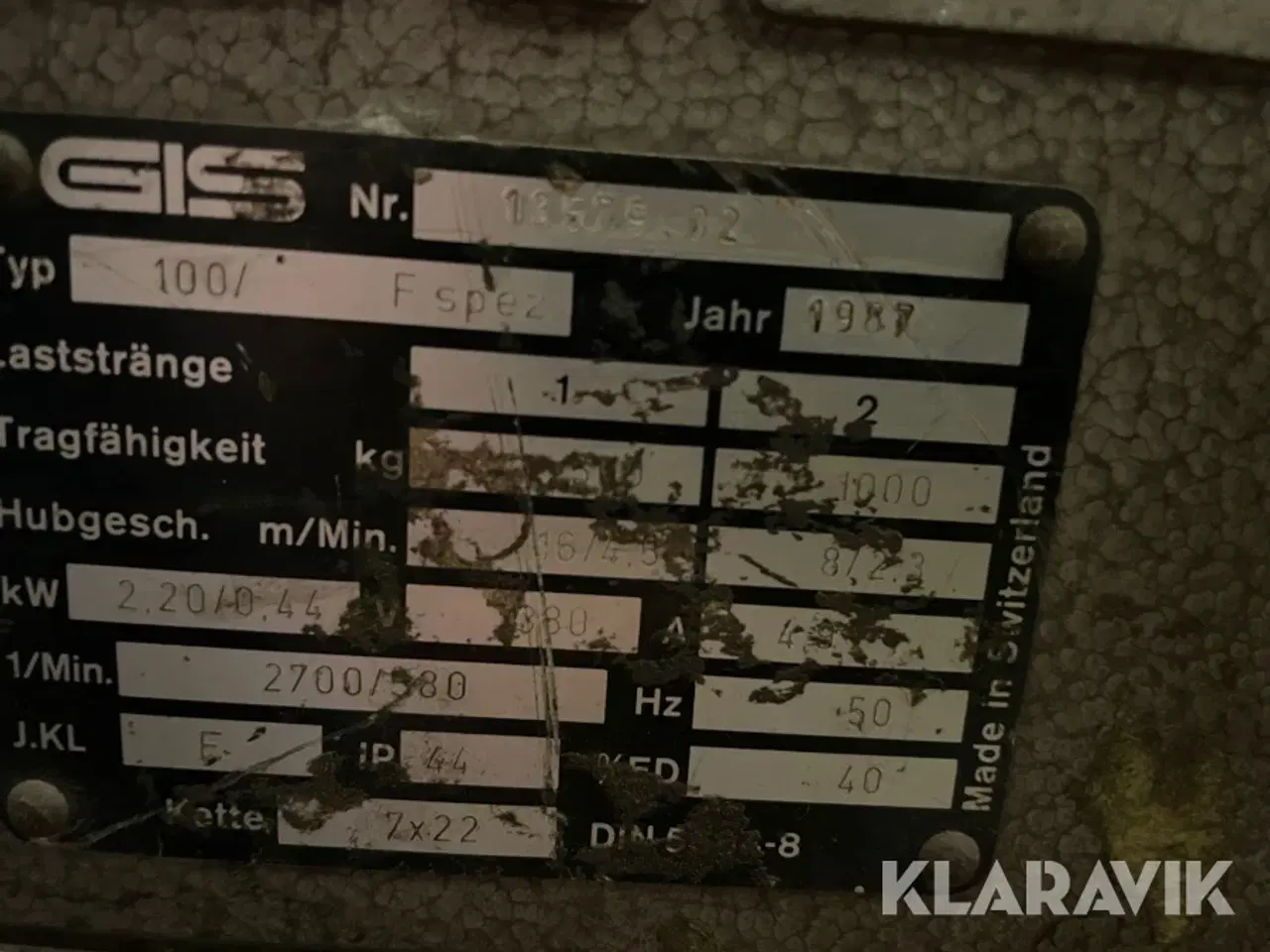 Billede 7 - Eltalje Gis 100