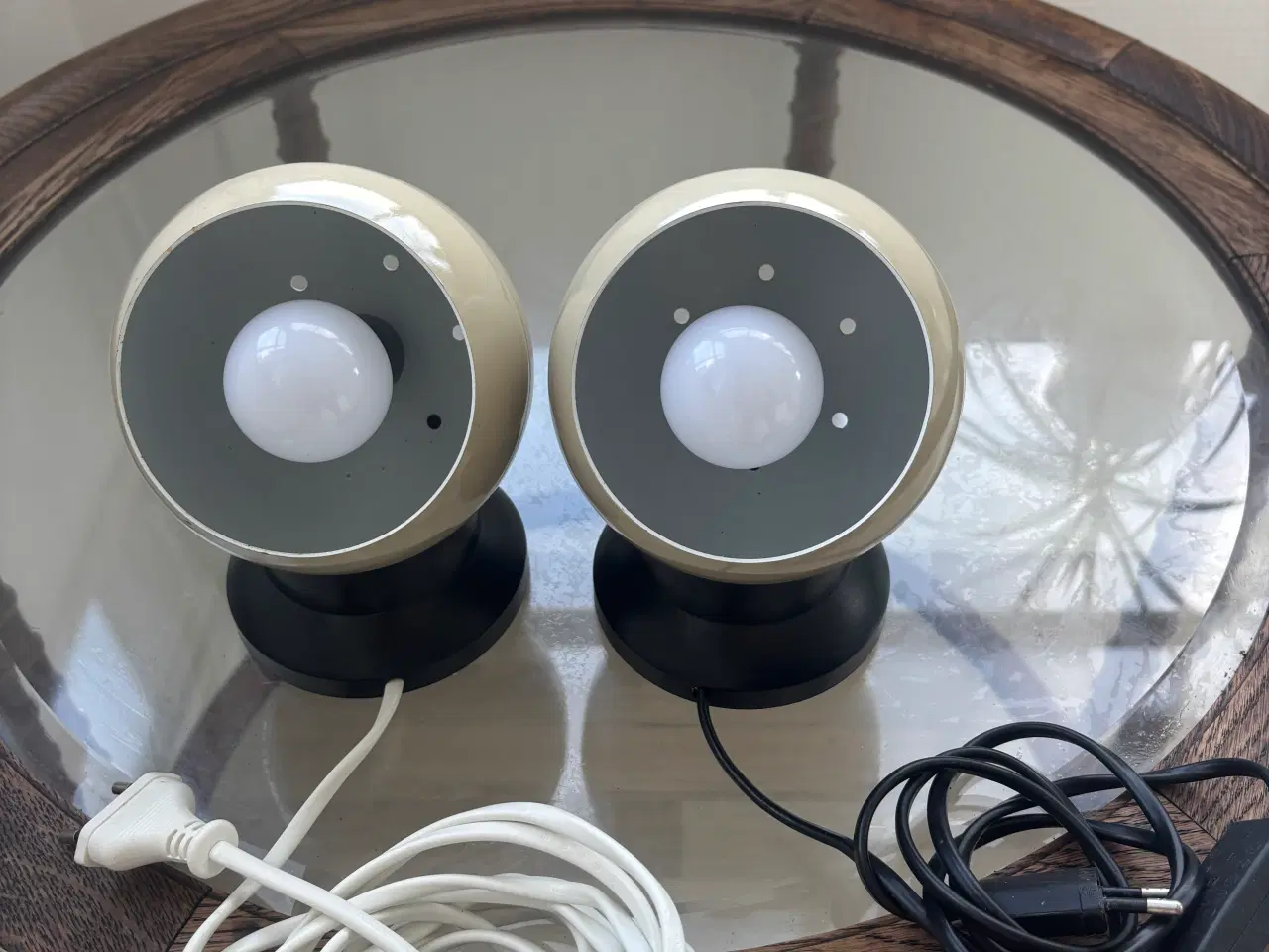 Billede 5 - ES Horn magnet kugle væglamper